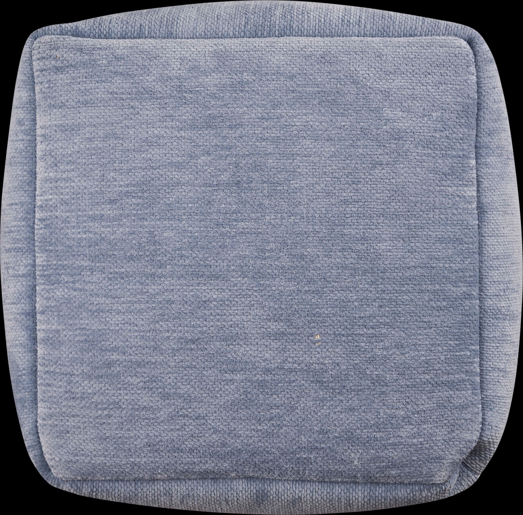 Gekia Light Blue Pouf - Thumbnail - Image 5