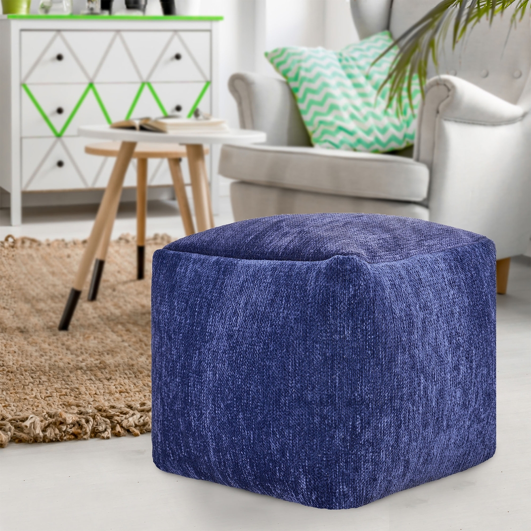 Gekia Navy Pouf - Thumbnail - Image 2