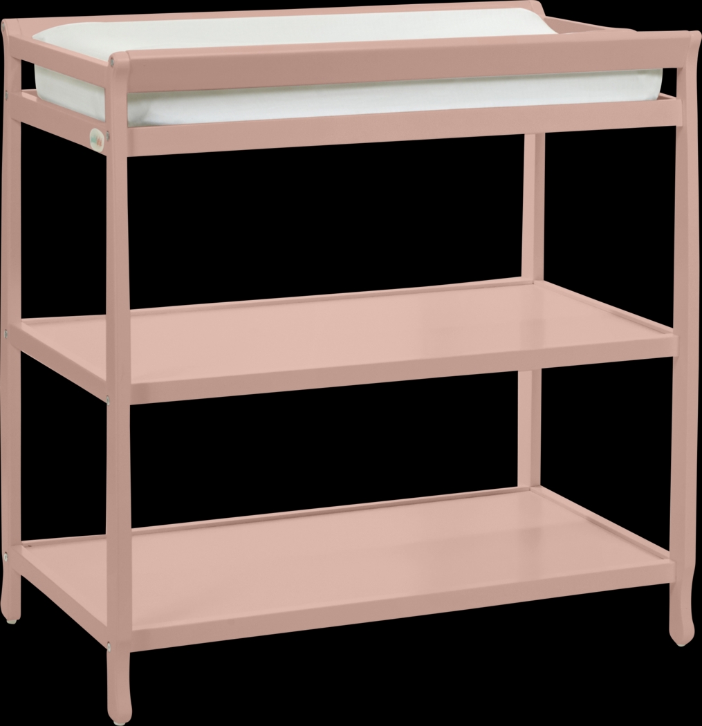 Kids Gelhaven Pink Changing Table - Thumbnail - Image 1