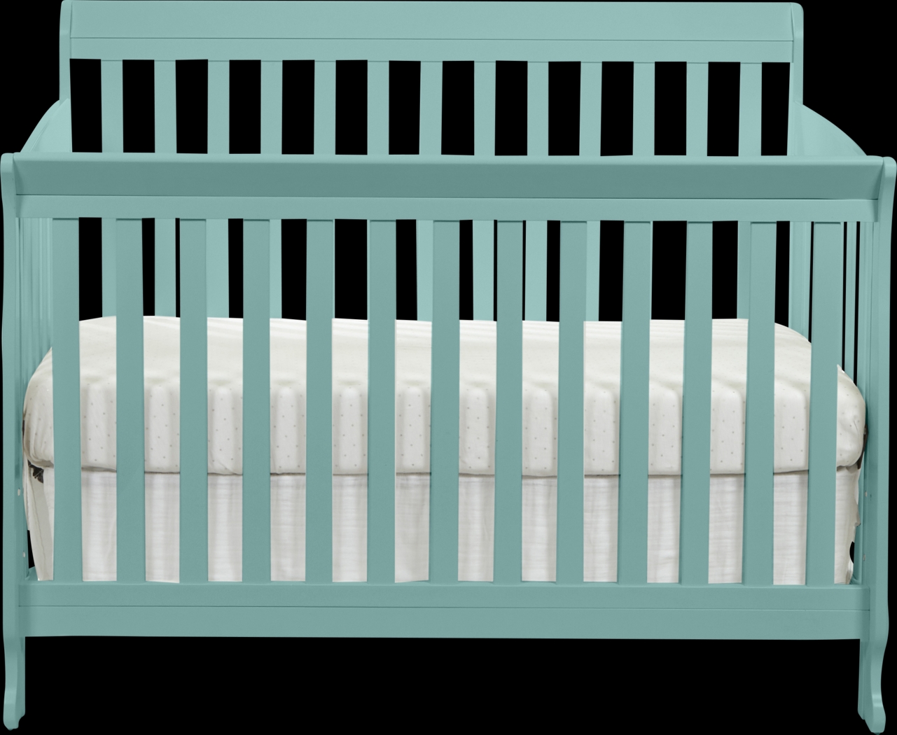 Kids Gelhaven Turquoise Convertible Crib - Thumbnail - Image 1