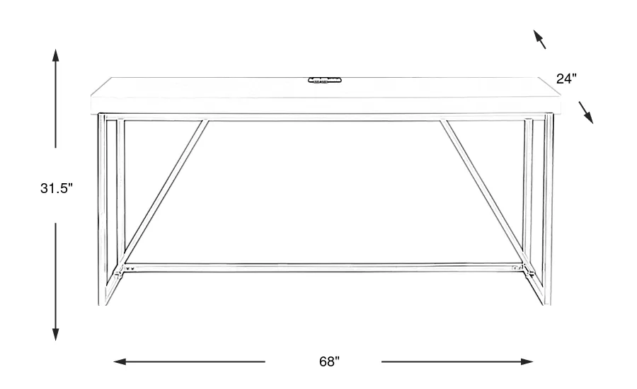 Dimension Image. Please refer to the Dimension Tab on this page for dimension details.