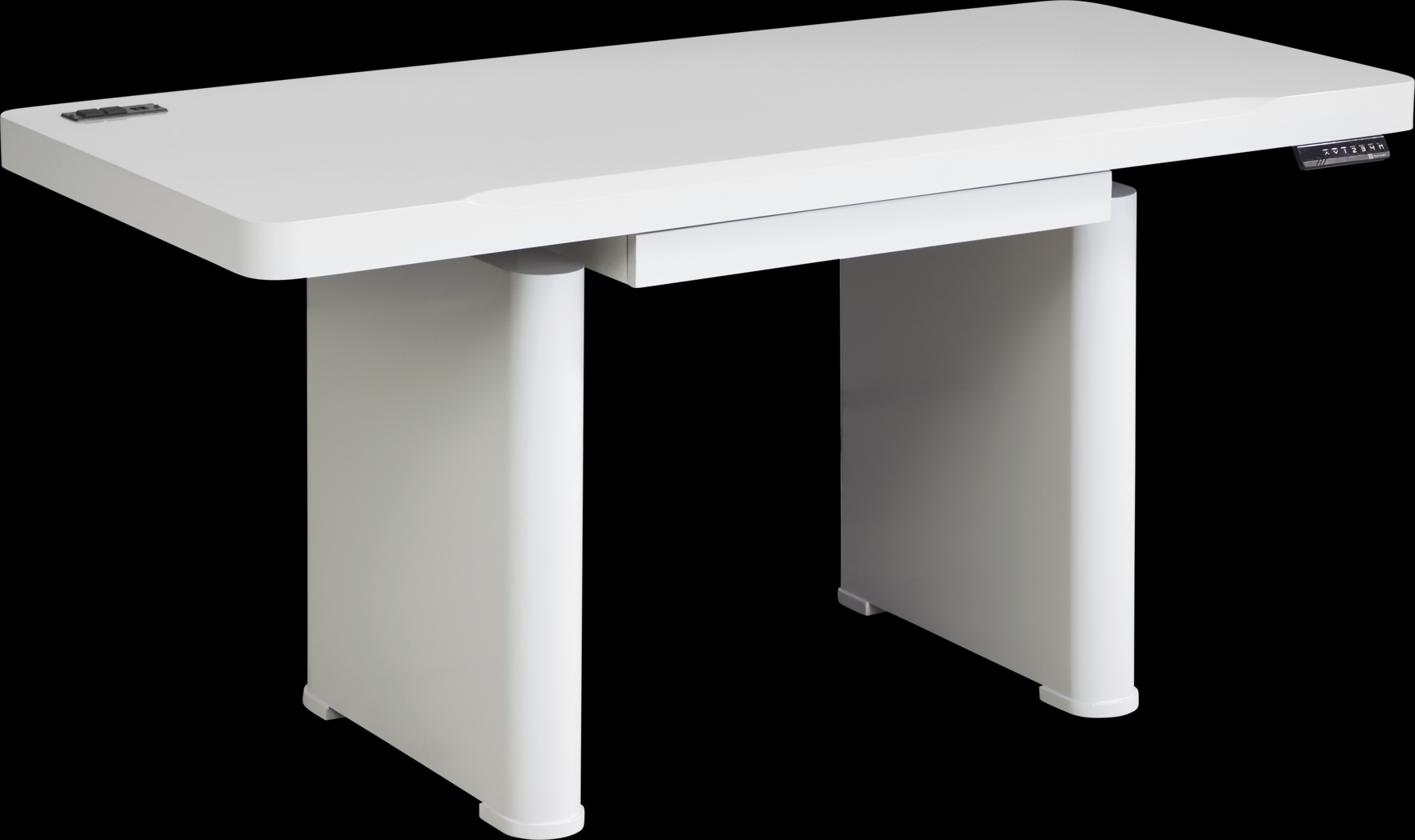 Geller Gray Sit & Stand Desk - Thumbnail - Image 1
