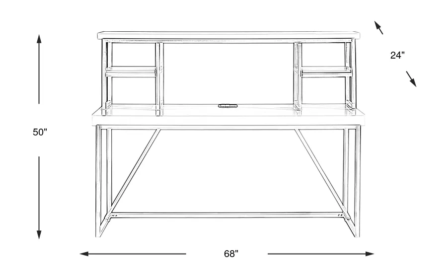 Dimension Image. Please refer to the Dimension Tab on this page for dimension details.
