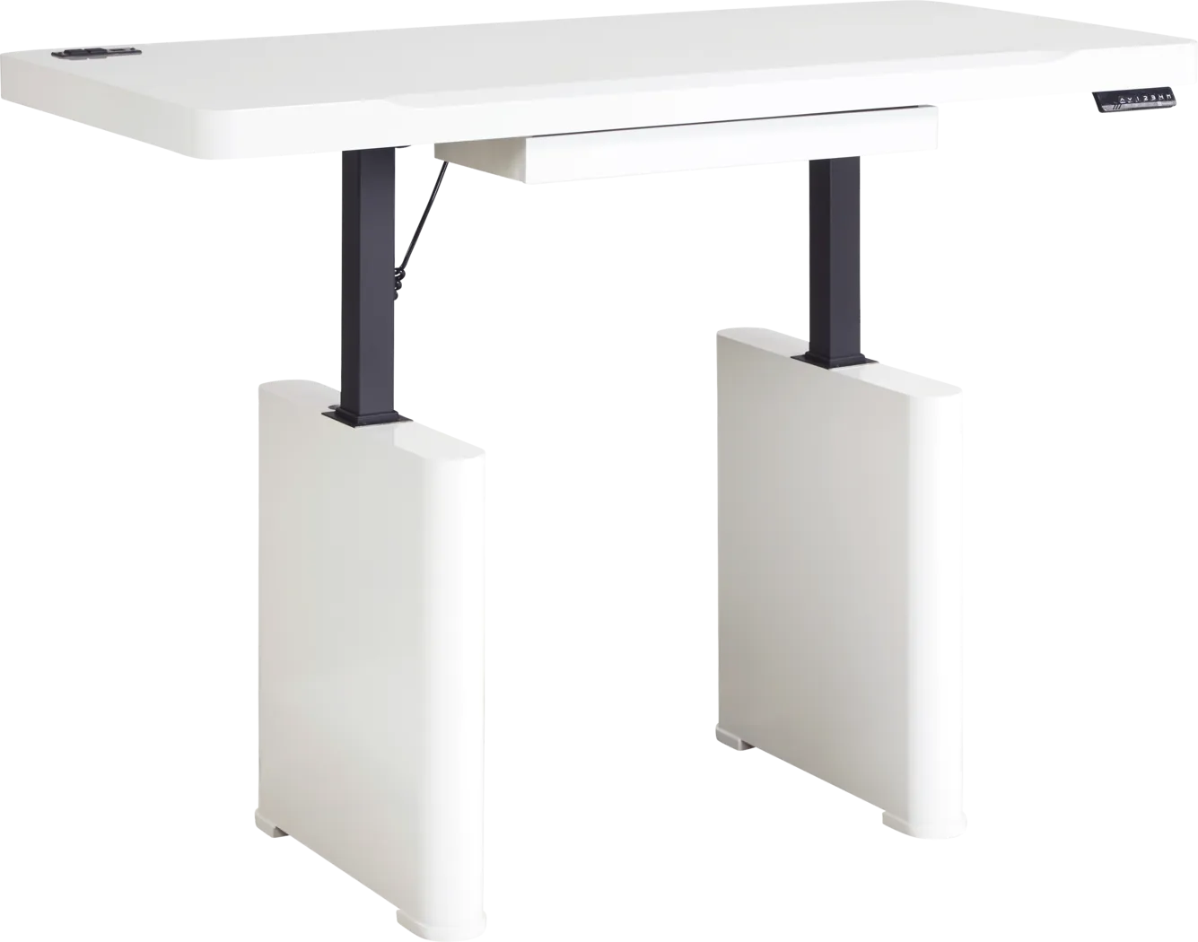 Geller White Sit & Stand Desk - Thumbnail - Image 4