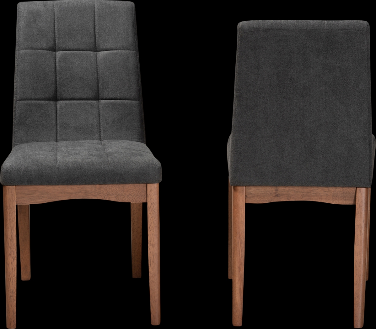 Gelston Dark Gray Side Chair, Set of 2 - Thumbnail - Image 2