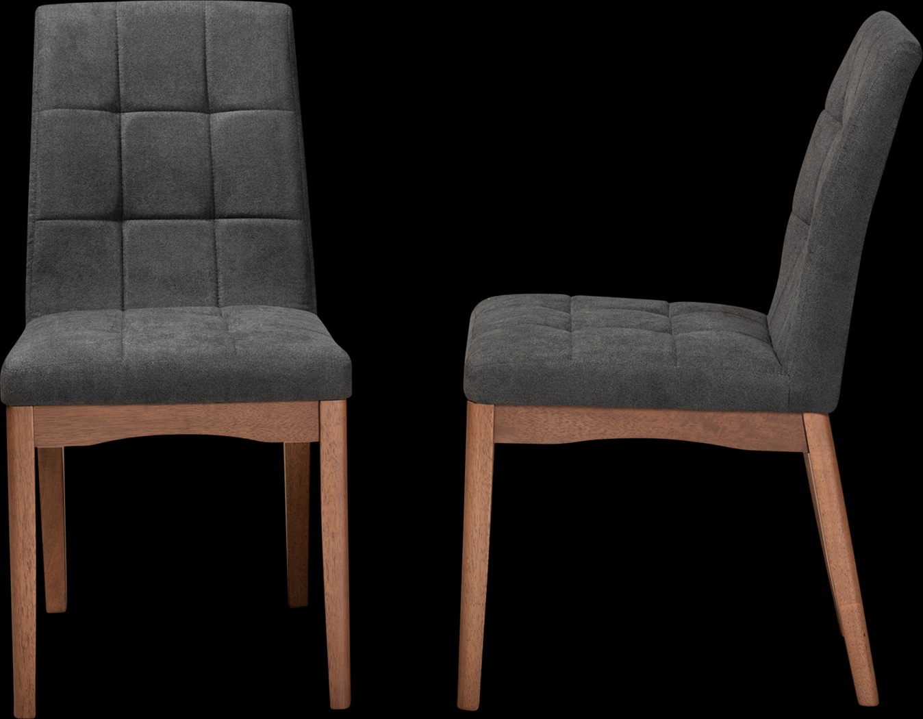 Gelston Dark Gray Side Chair, Set of 2 - Thumbnail - Image 3