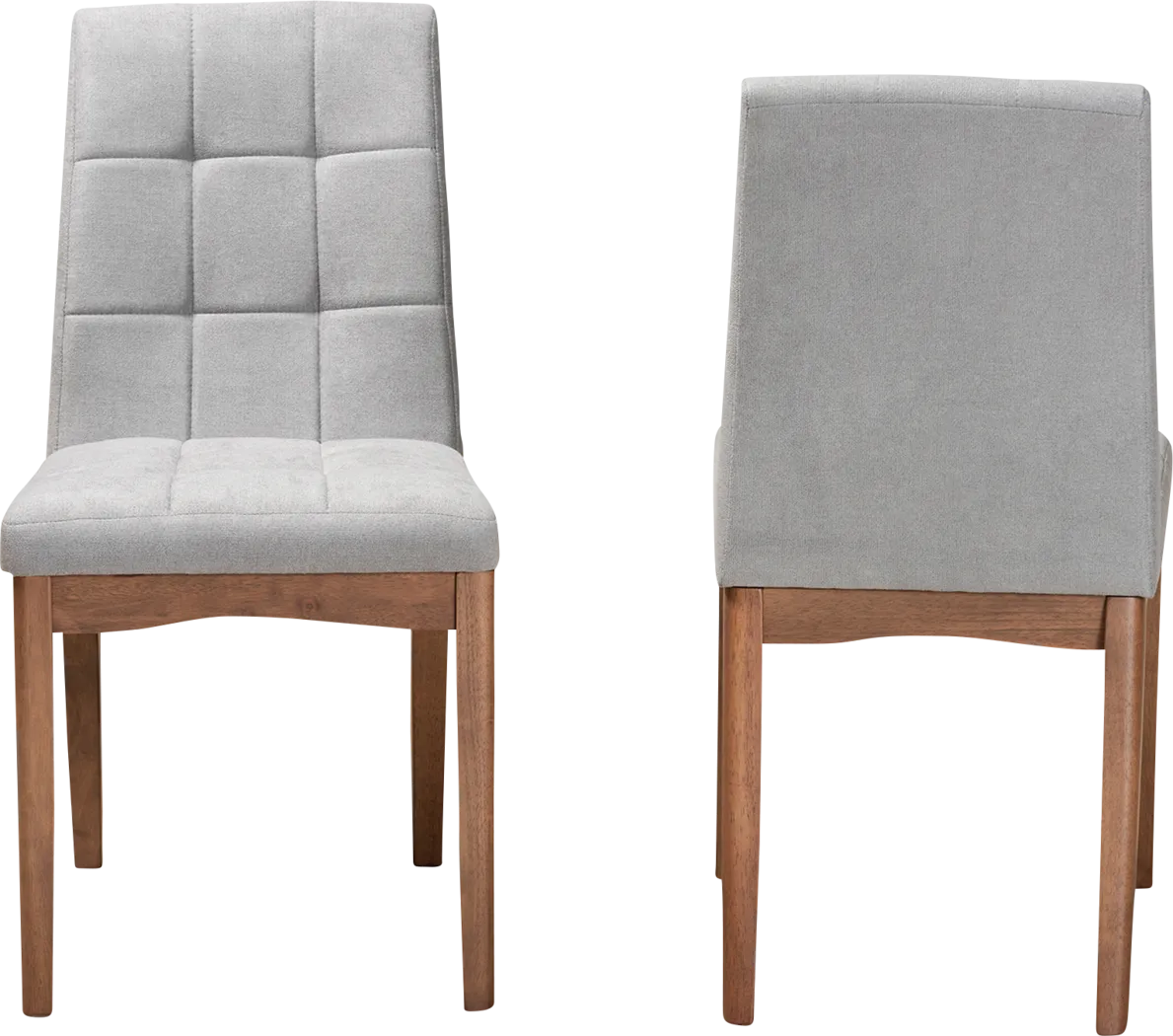 Gelston Light Gray Side Chair, Set of 2 - Thumbnail - Image 2