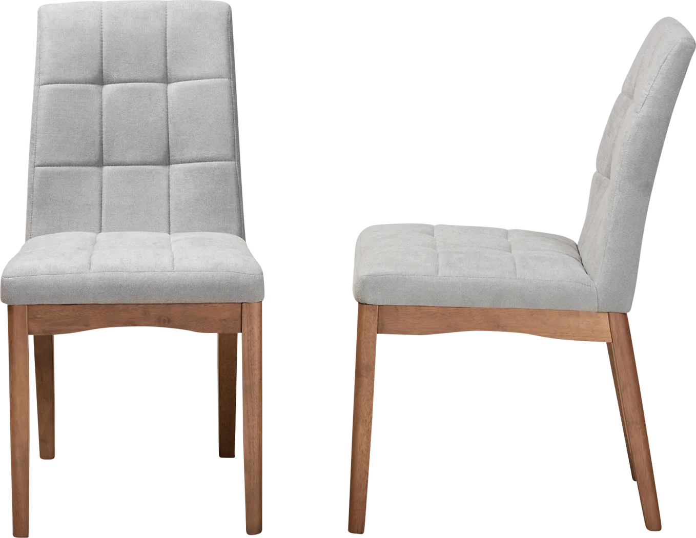 Gelston Light Gray Side Chair, Set of 2 - Thumbnail - Image 3