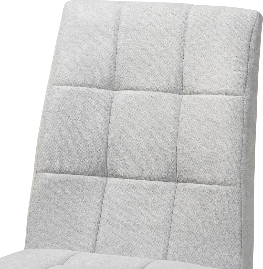 Gelston Light Gray Side Chair, Set of 2 - Thumbnail - Image 4
