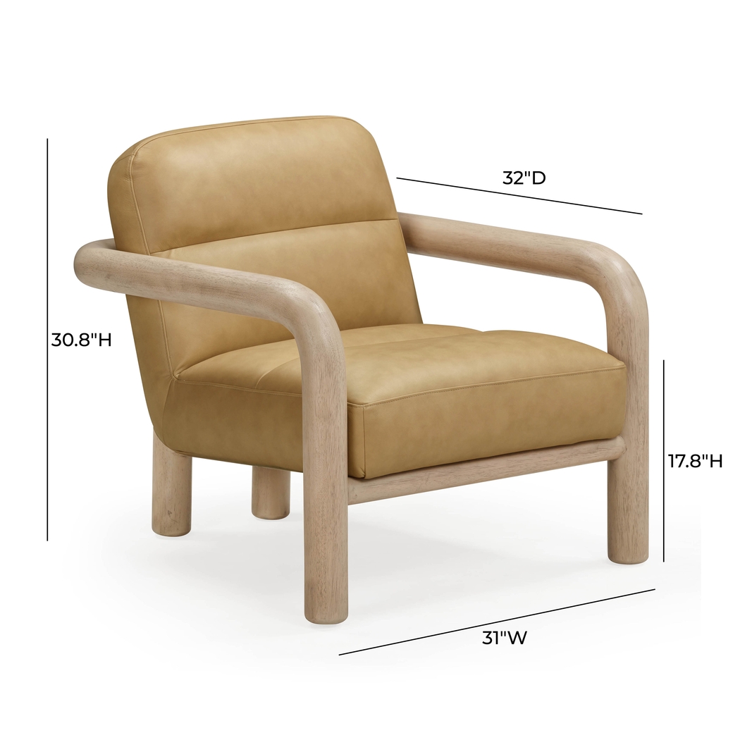 Gemedia I Tan Accent Chair - Thumbnail - Image 5