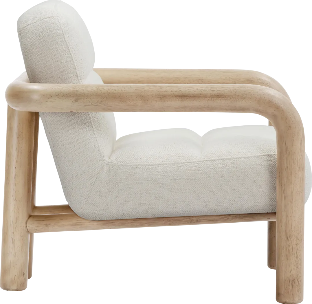 Gemedia II Cream Accent Chair - Thumbnail - Image 3