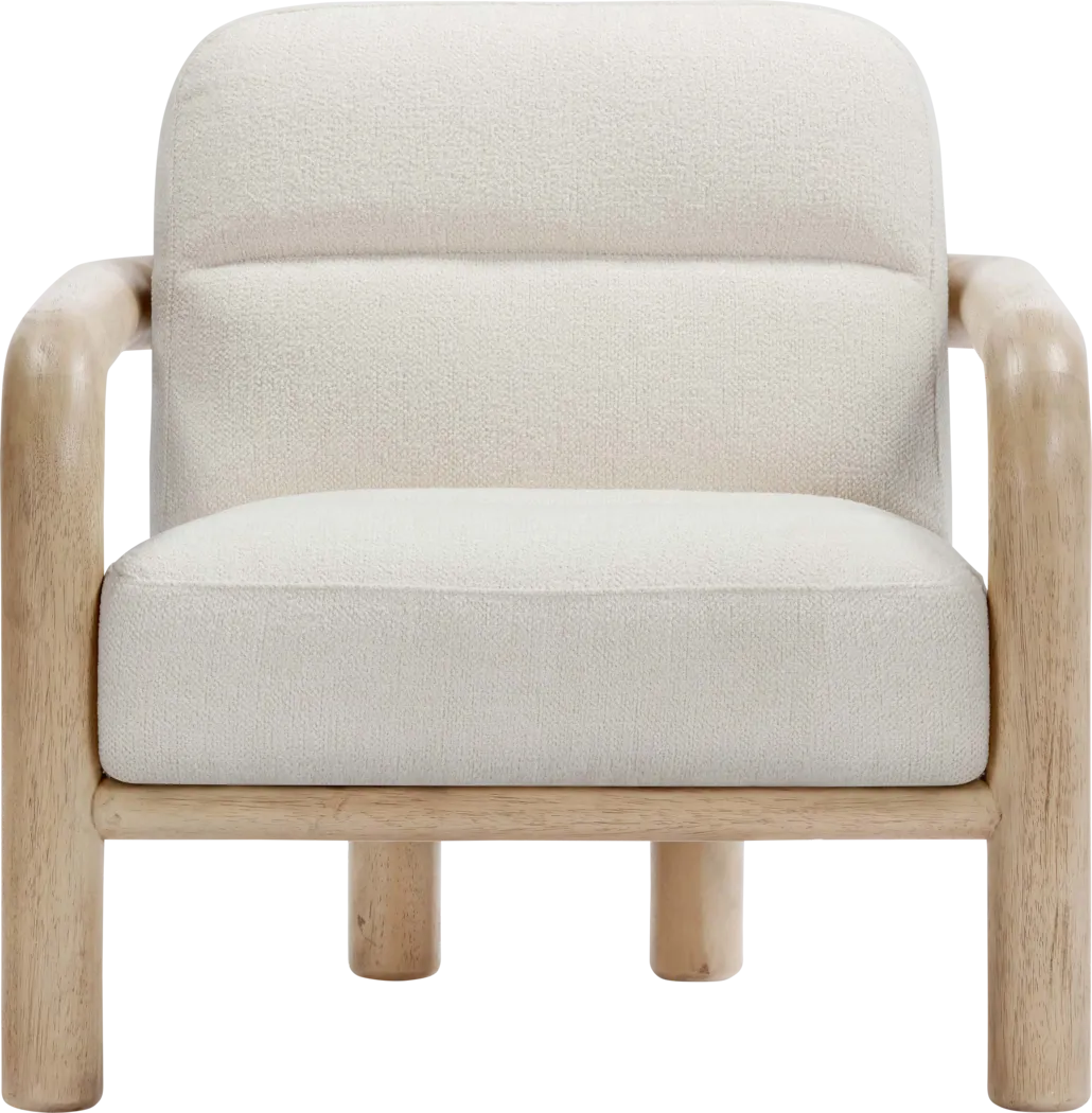 Gemedia II Cream Accent Chair - Thumbnail - Image 4