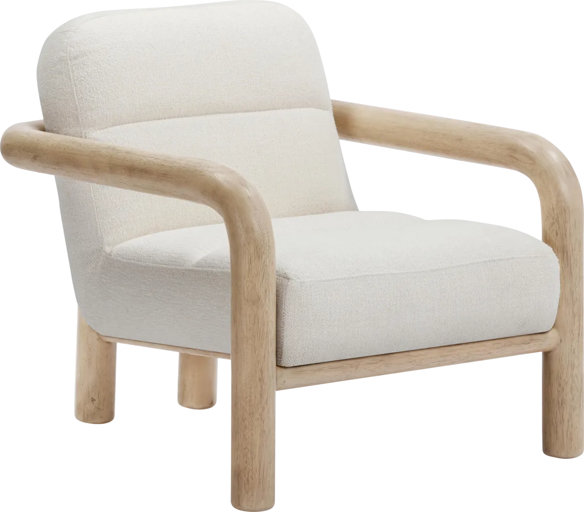 Gemedia II Cream Accent Chair - Thumbnail - Image 1