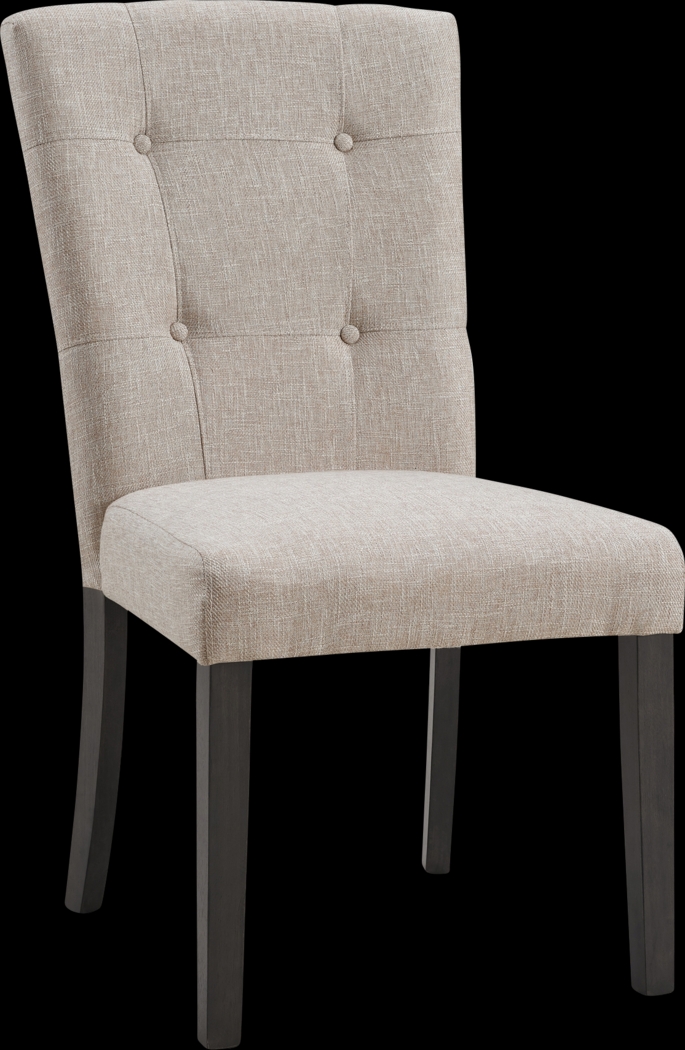 Gemedia Taupe Side Chair, Set of 2 - Thumbnail - Image 7