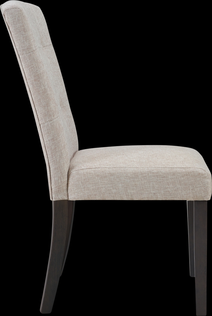 Gemedia Taupe Side Chair, Set of 2 - Thumbnail - Image 9