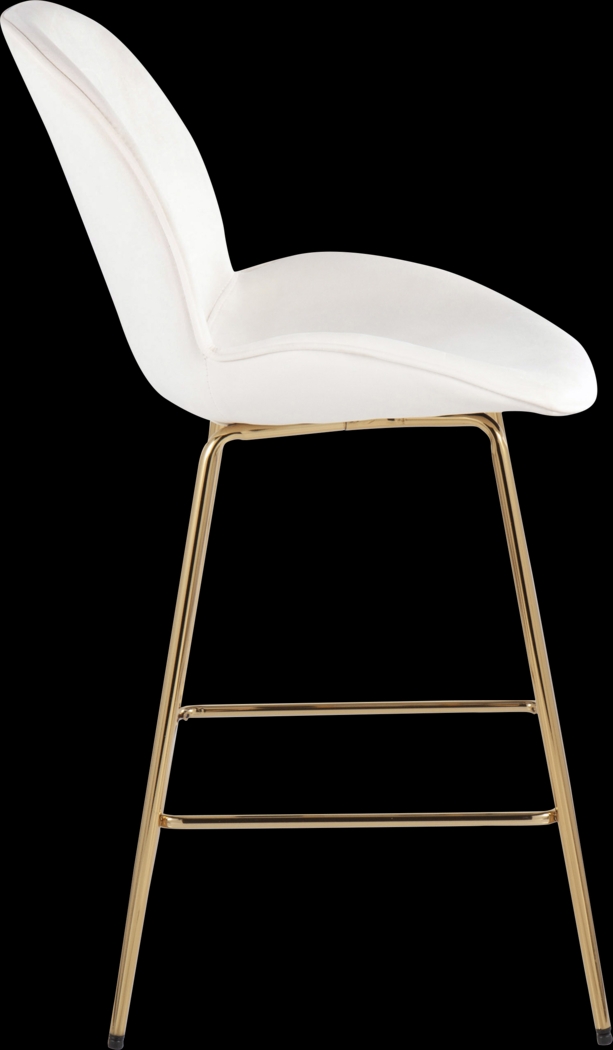 Gemma Faye Cream Counter Height Stool, Set of 2 - Thumbnail - Image 3