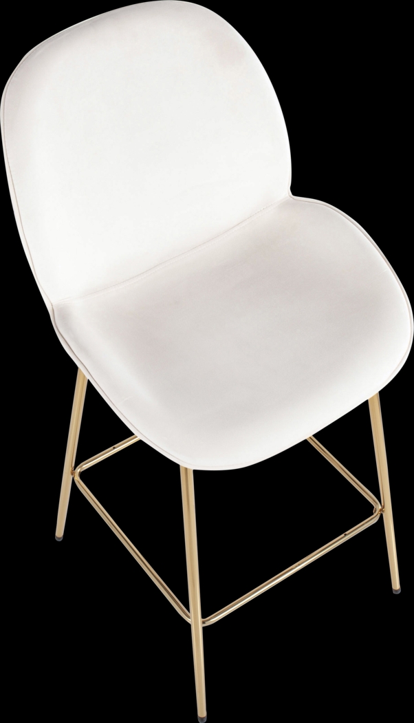 Gemma Faye Cream Counter Height Stool, Set of 2 - Thumbnail - Image 7