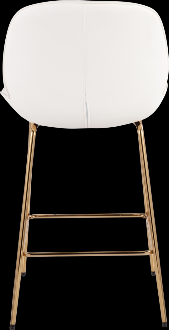 Gemma Faye White Counter Height Stool, Set of 2 - Thumbnail - Image 5