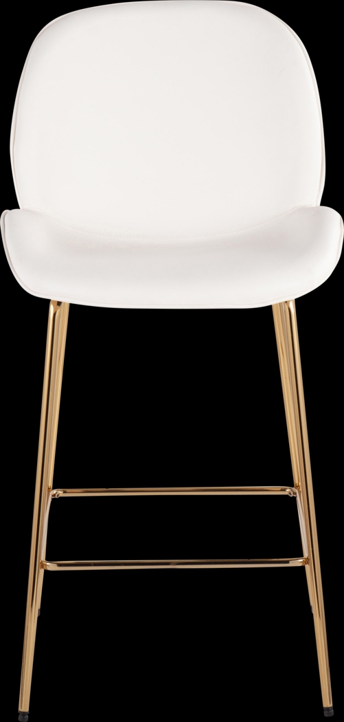 Gemma Faye White Counter Height Stool, Set of 2 - Thumbnail - Image 6
