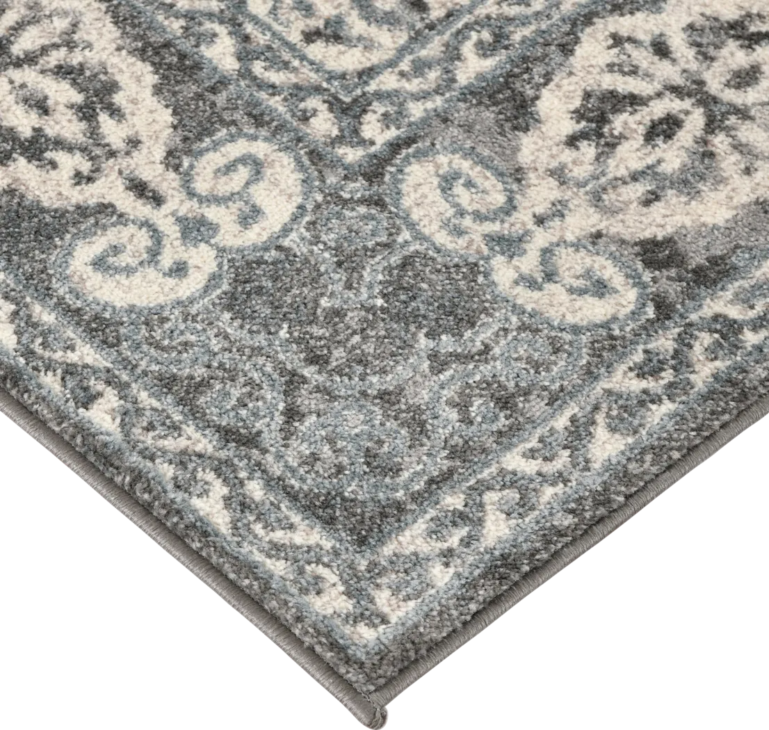 Gemse Blue 8'9 x 11'9 Rug - Thumbnail - Image 4