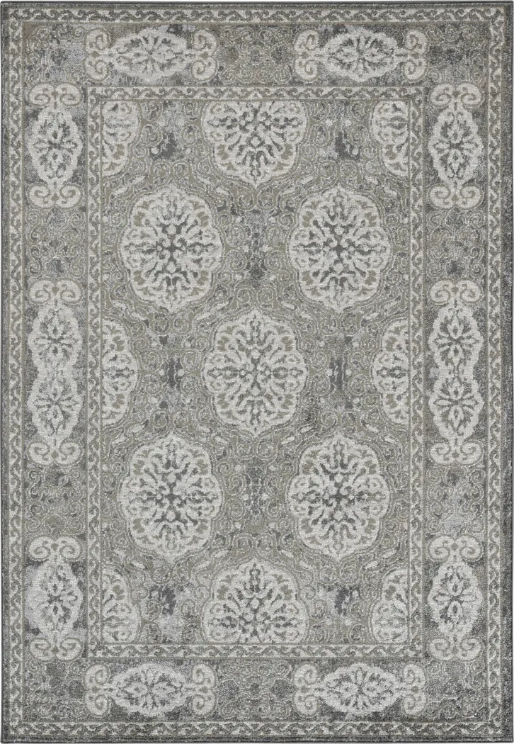 Gemse Brown 4' x 6' Rug - Thumbnail - Image 1