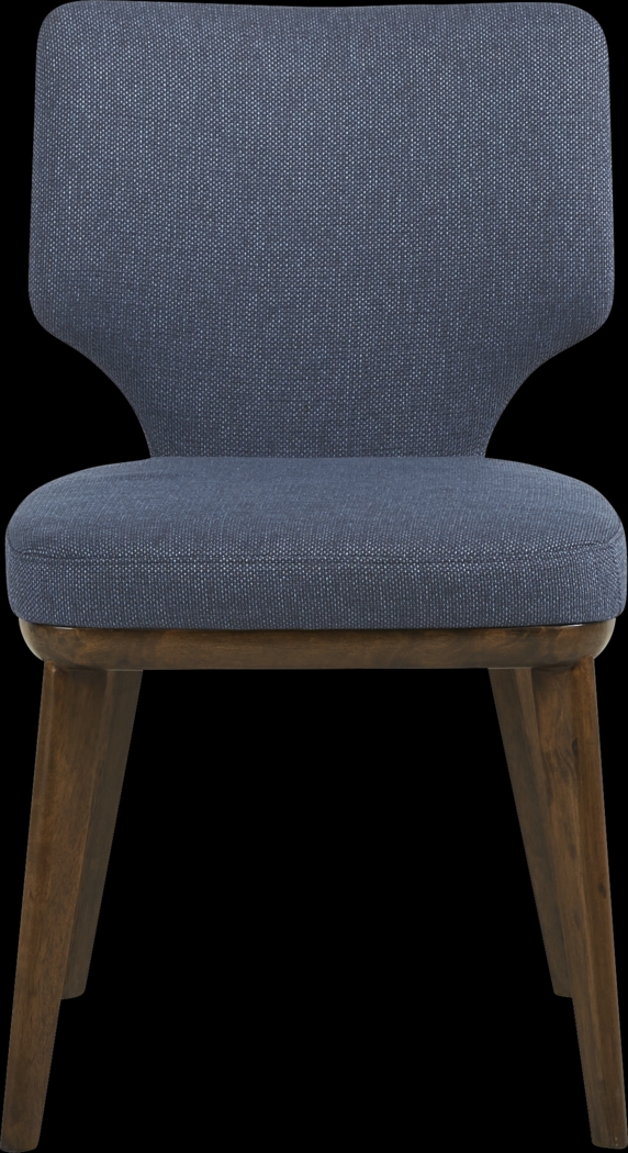 Genaro Blue Side Chair - Thumbnail - Image 2