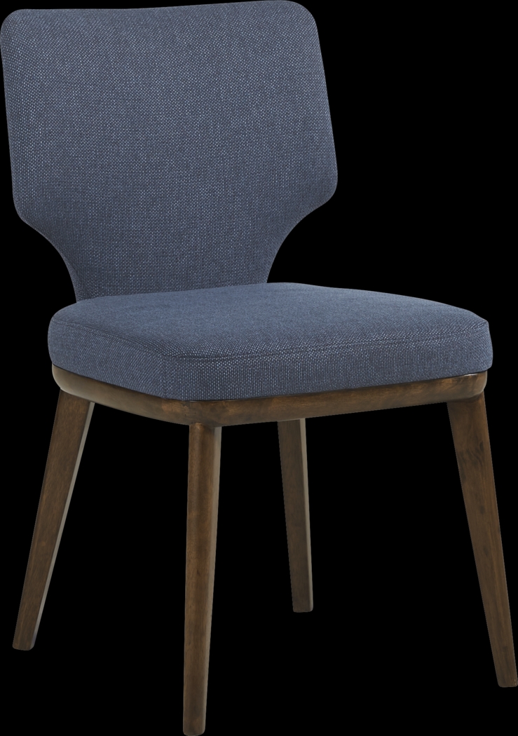 Genaro Blue Side Chair - Thumbnail - Image 1
