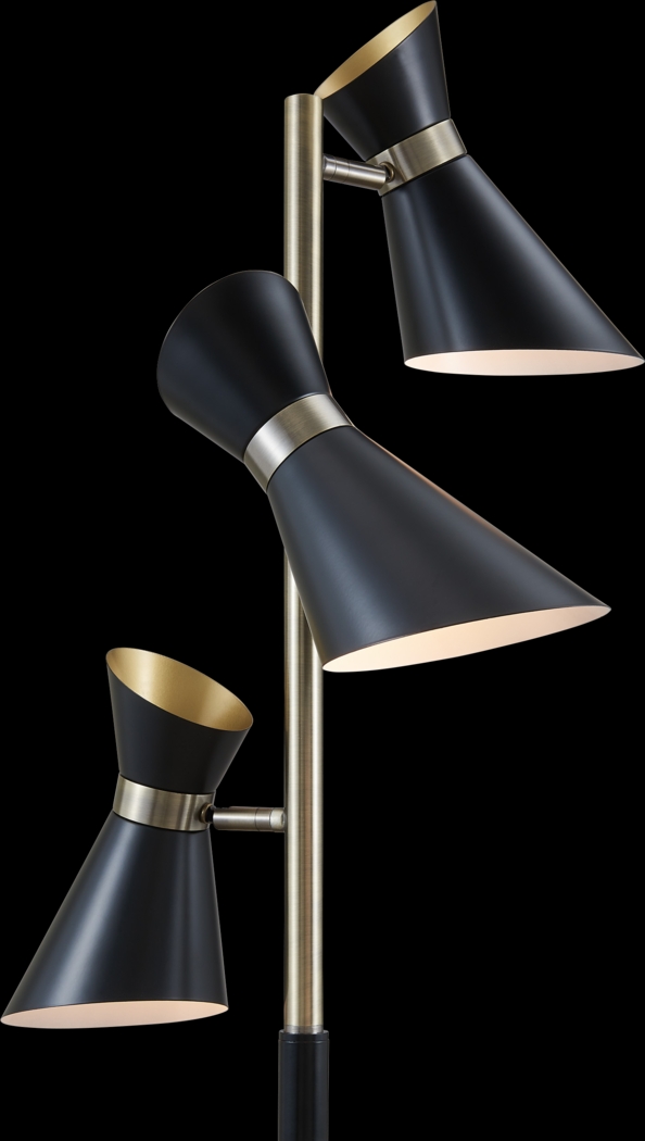 Genesee Gate Black Floor Lamp - Thumbnail - Image 2