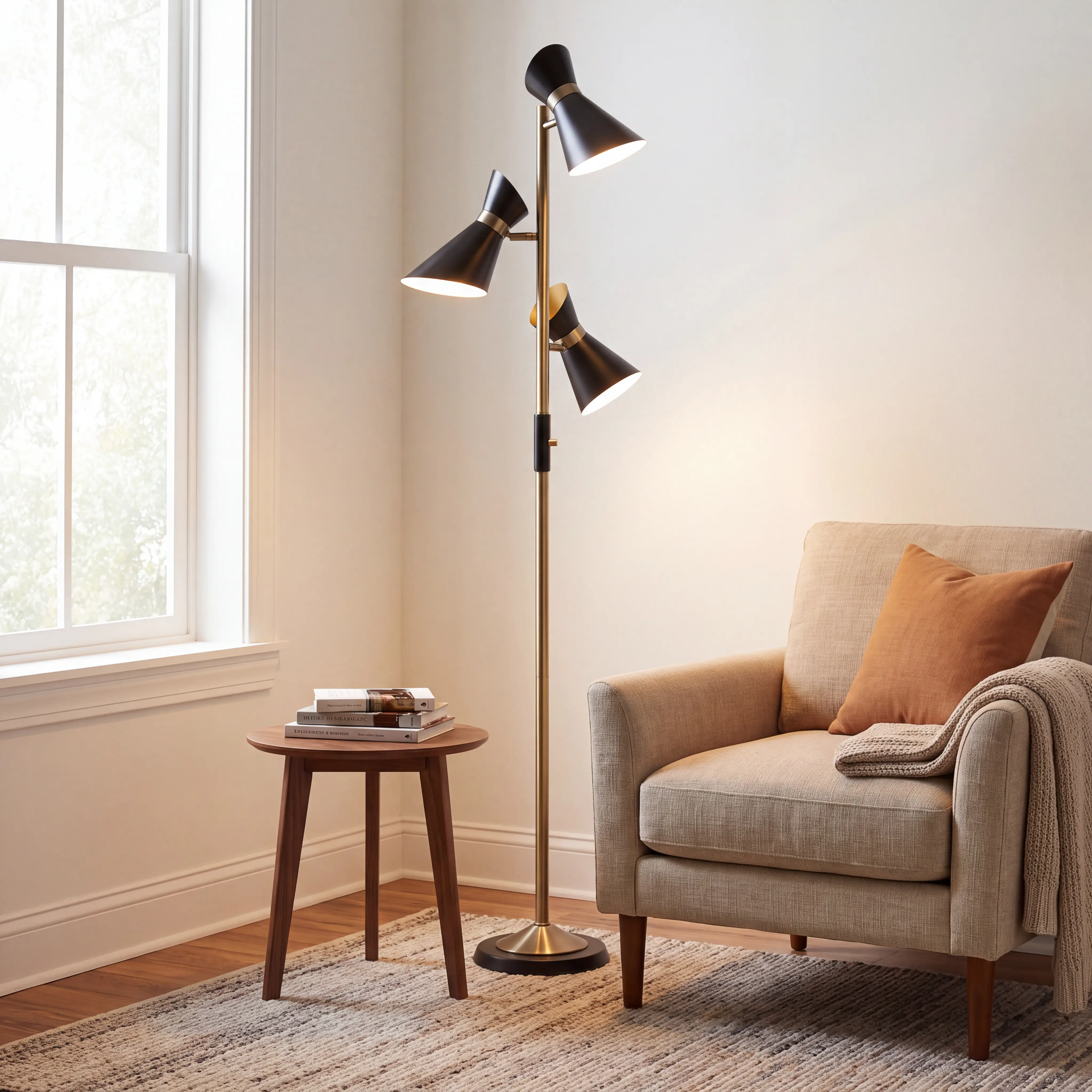 Genesee Gate Black Floor Lamp - Image 6