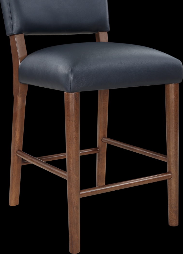 Genest Dark Blue Barstool - Thumbnail - Image 4