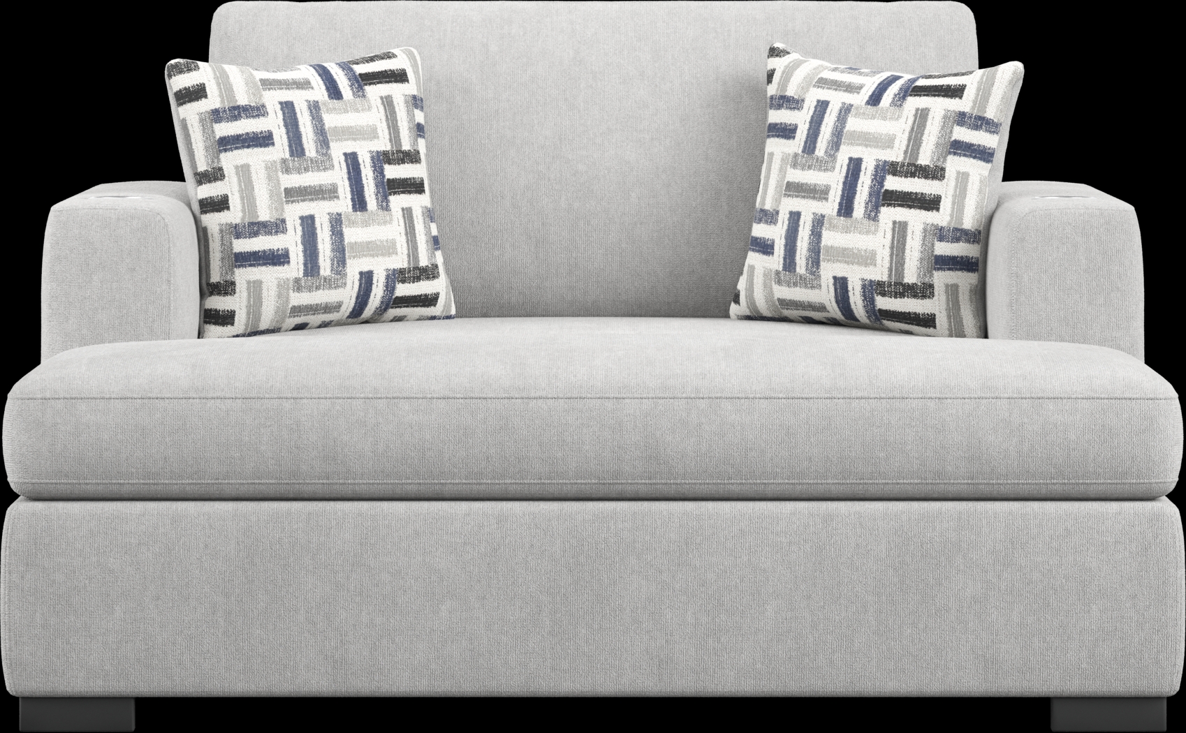 Geneva Gray 2 Pc Chaise - Thumbnail - Image 3