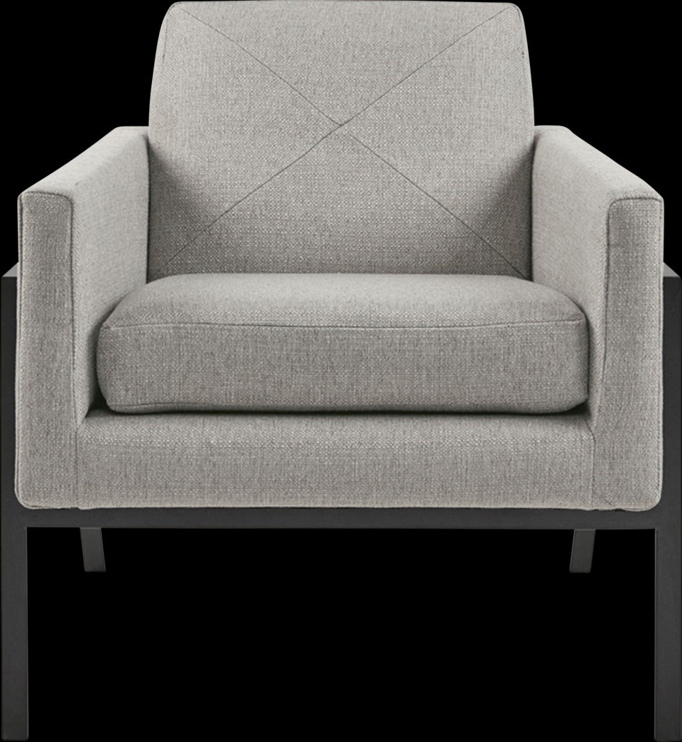 Genoa Way Gray Accent Chair - Thumbnail - Image 3
