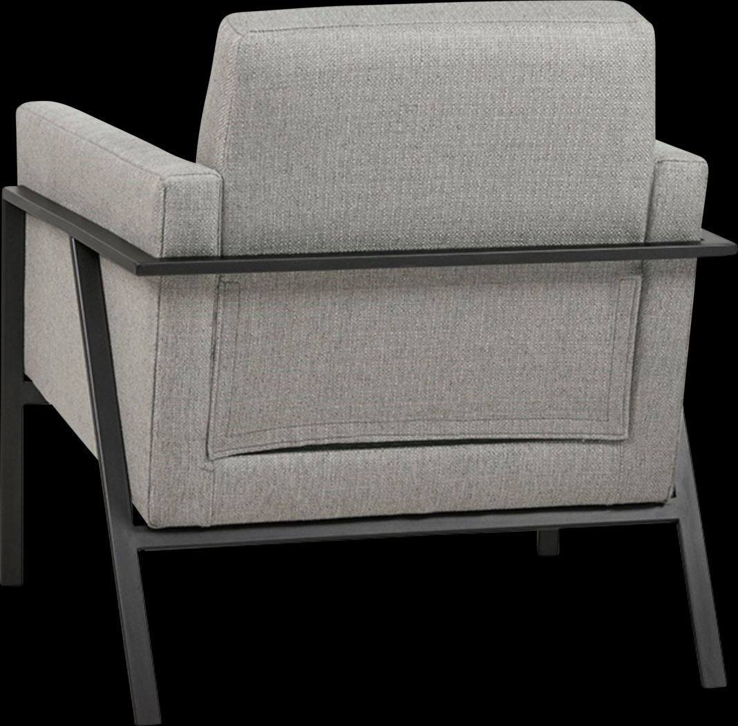 Genoa Way Gray Accent Chair - Thumbnail - Image 4