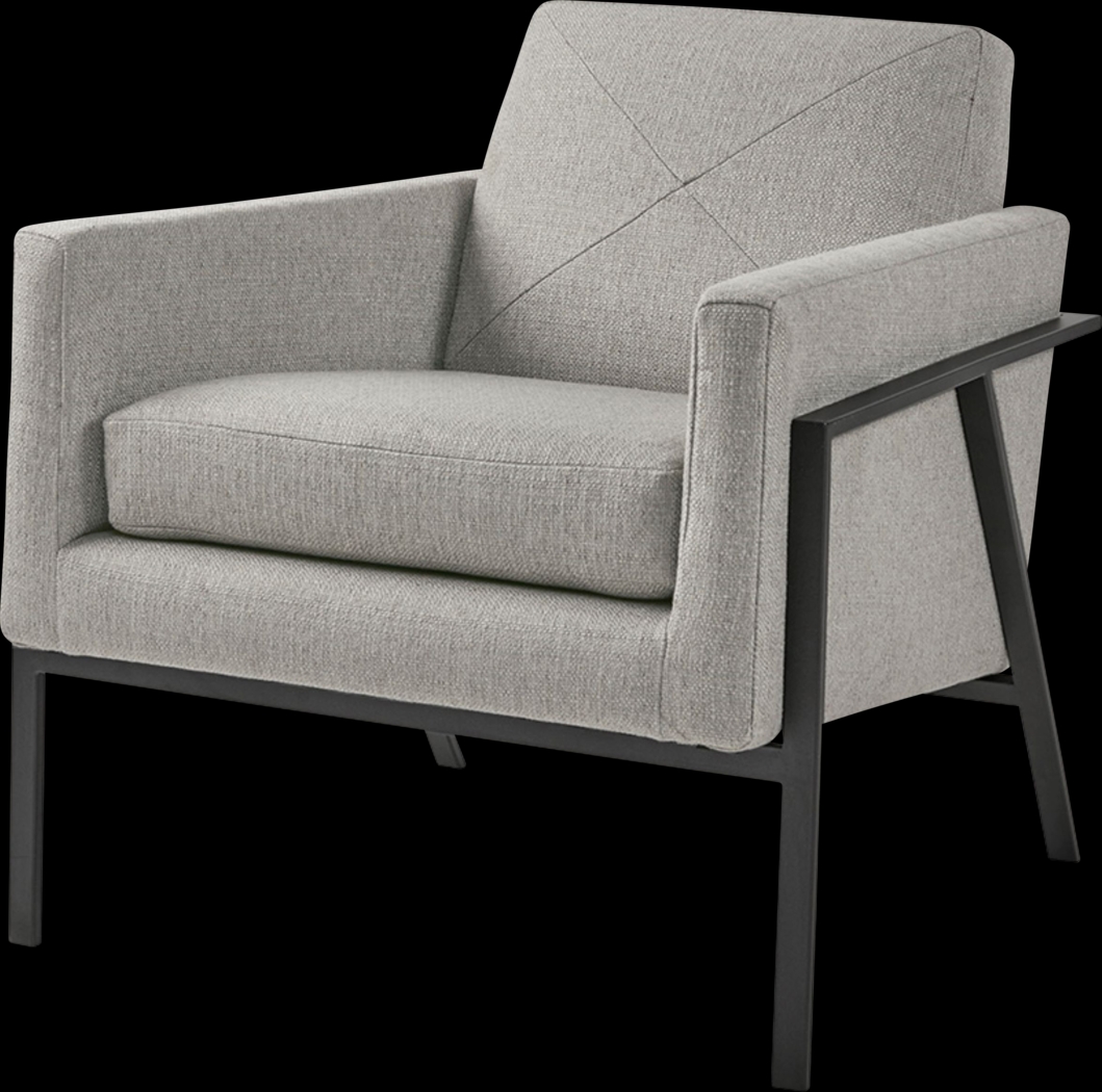 Genoa Way Gray Accent Chair - Thumbnail - Image 1