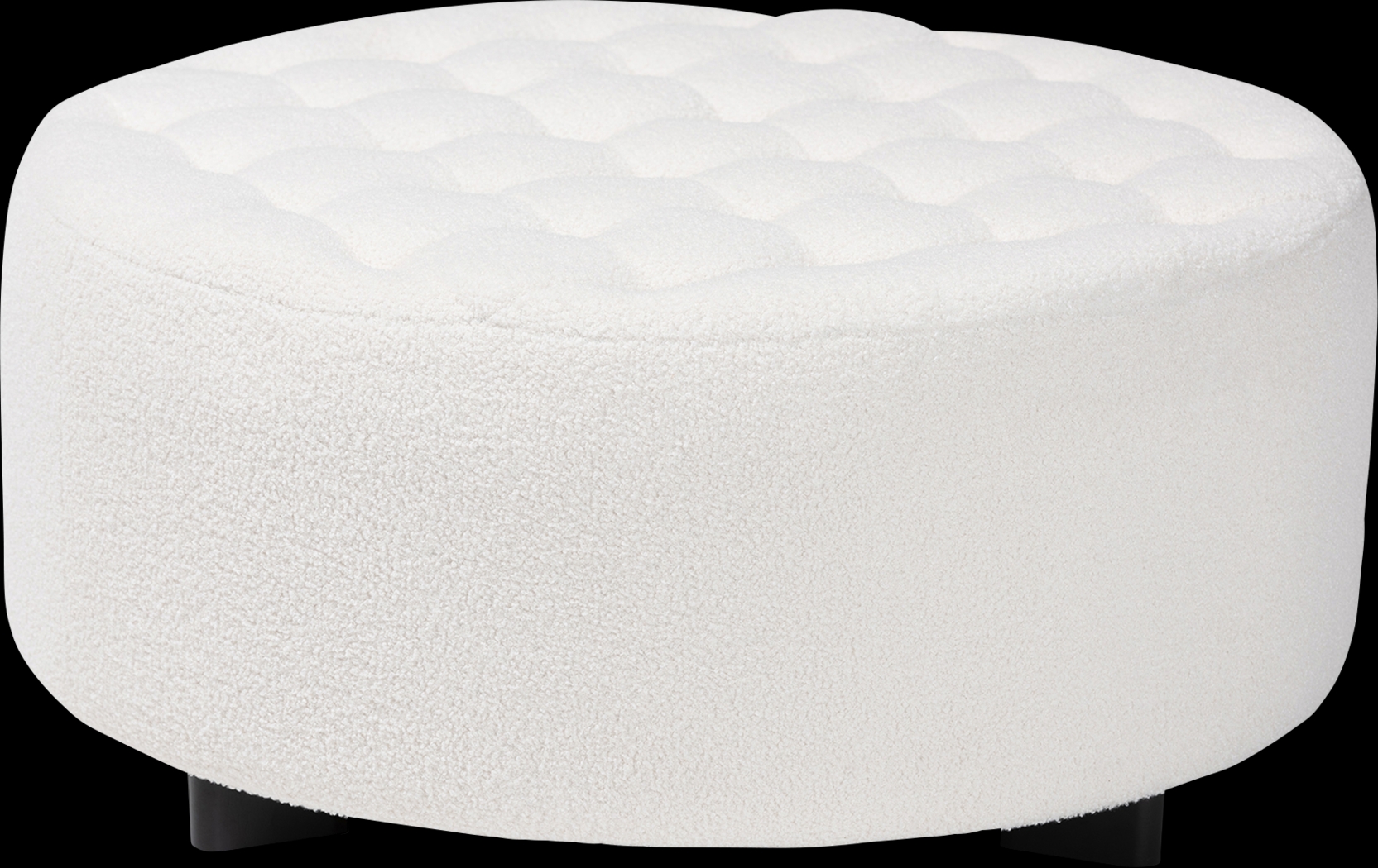 Genoply Ivory Ottoman - Thumbnail - Image 1