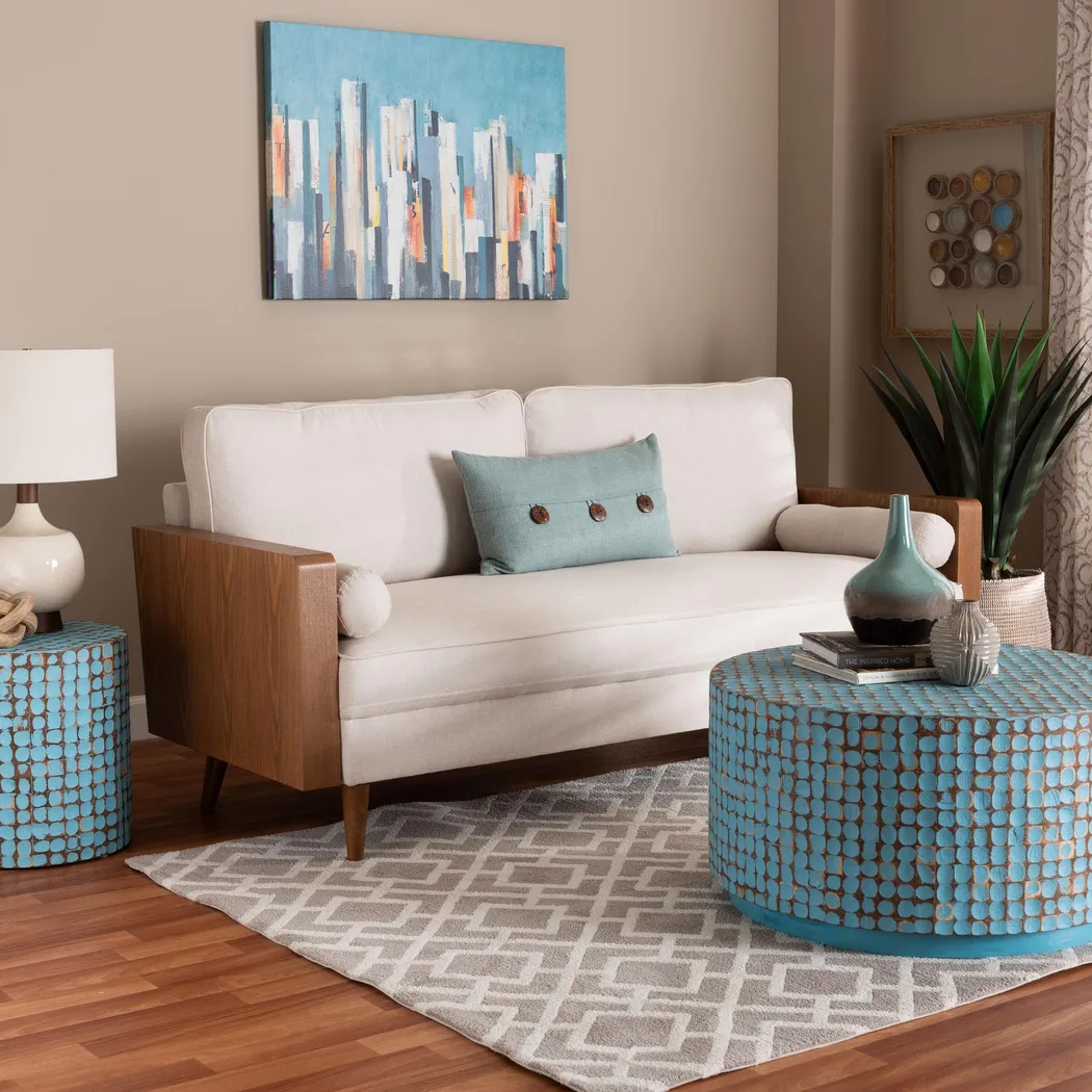 Gensemer Beige Sofa - Thumbnail - Image 2