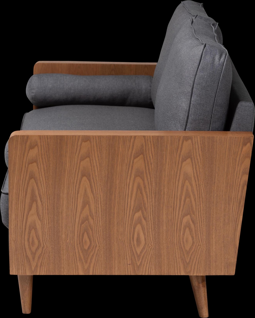 Gensemer Gray Sofa - Thumbnail - Image 4