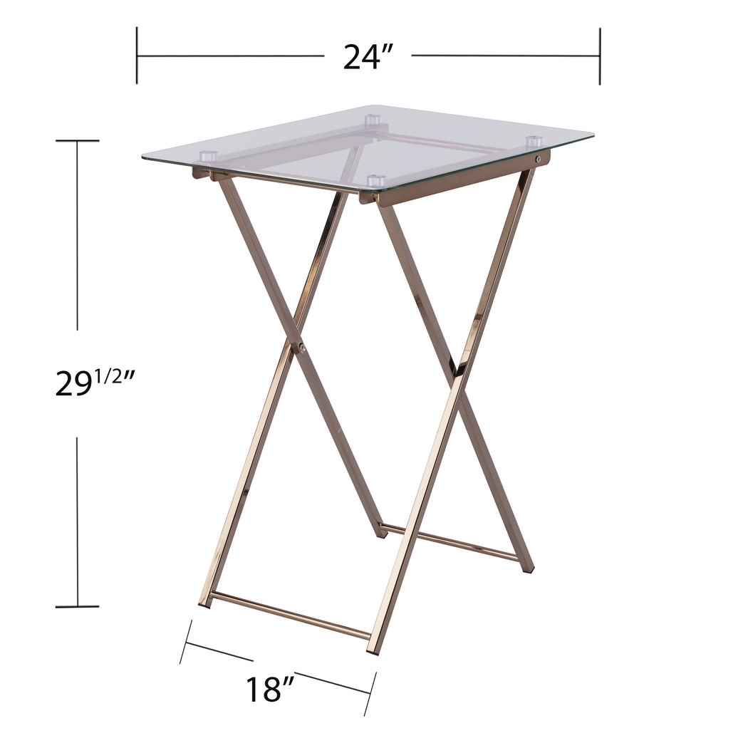 Gentillylane Champagne Accent Table - Thumbnail - Image 5