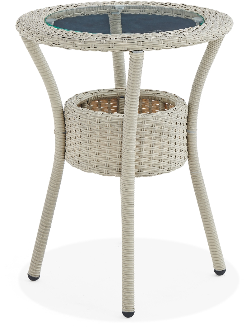 Gentle Doe Beige Outdoor End Table - Thumbnail - Image 2