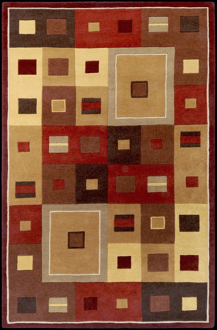 Geo Squares 8 x 11 Rug - Thumbnail - Image 1