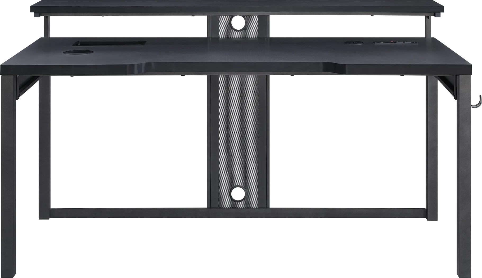 Geordi Black Gaming Desk - Thumbnail - Image 2