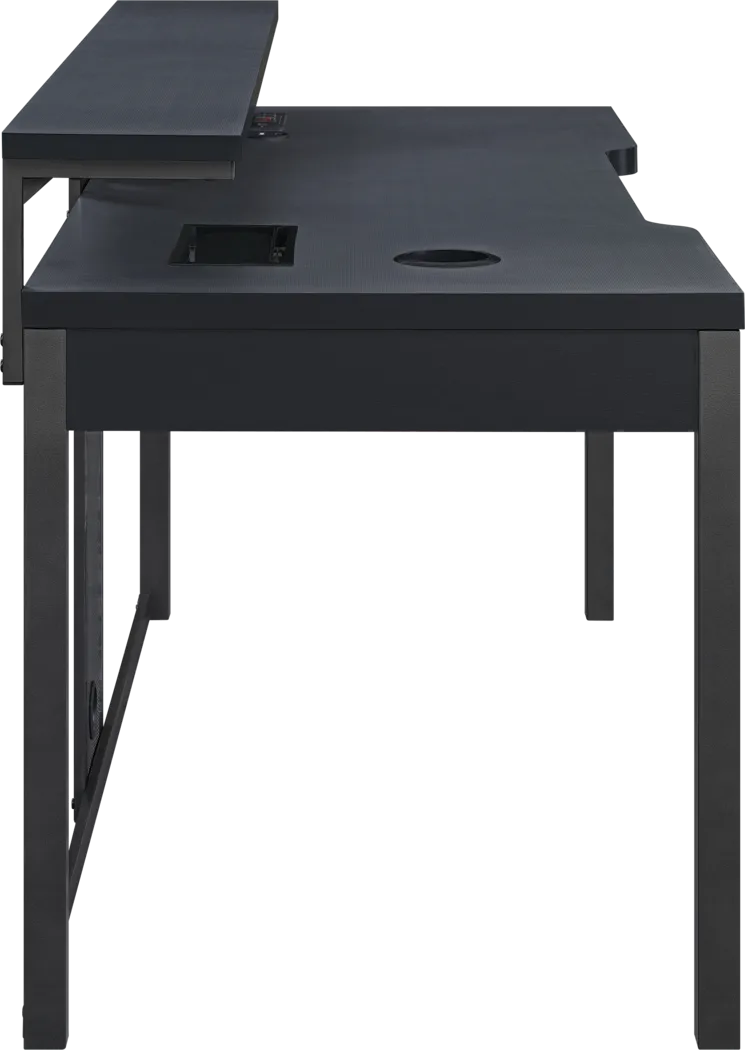 Geordi Black Gaming Desk - Thumbnail - Image 5