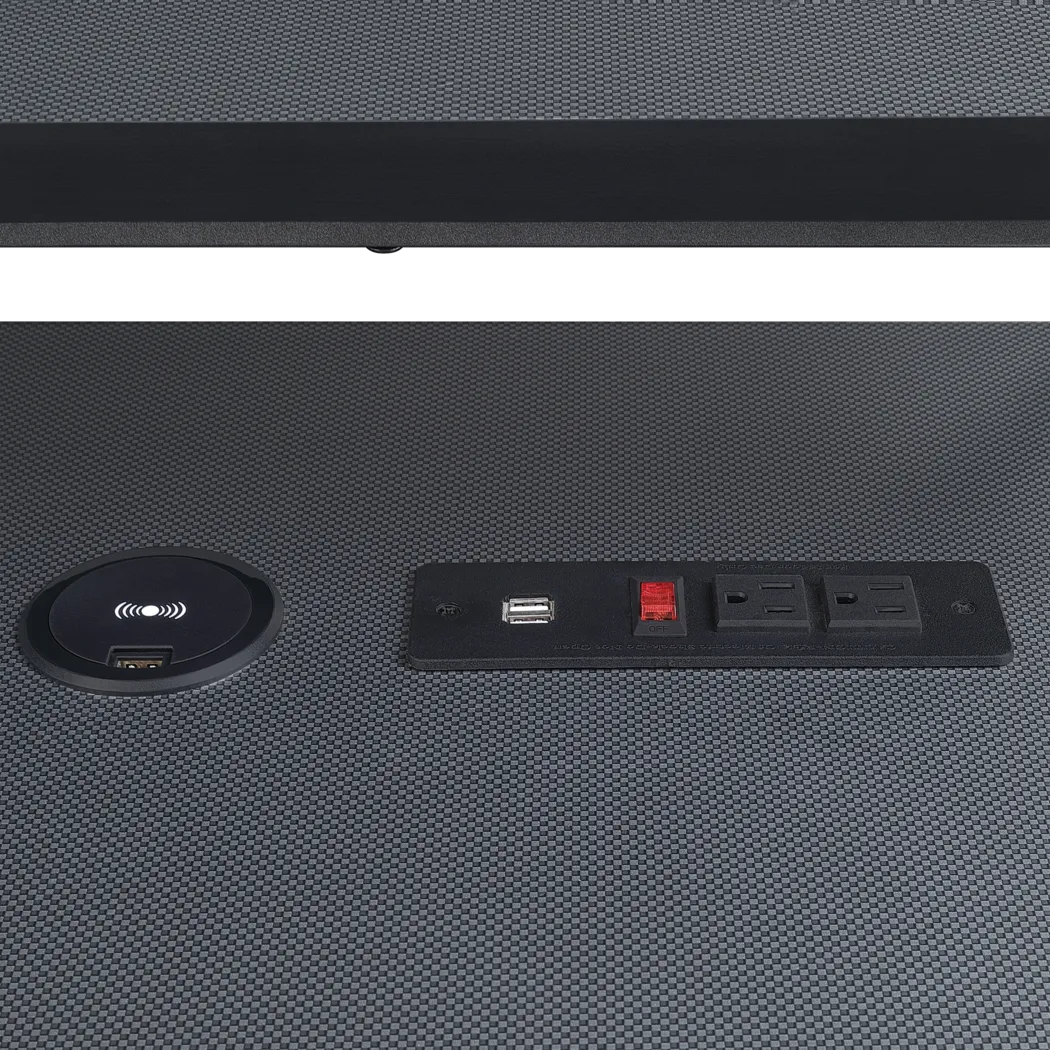 Geordi Black Gaming Desk - Thumbnail - Image 8