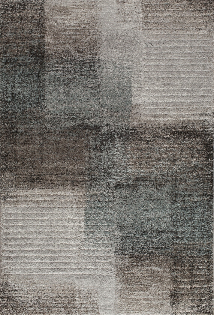 Georgia Rain Aqua 7'3 x 9'2 Rug - Thumbnail - Image 1