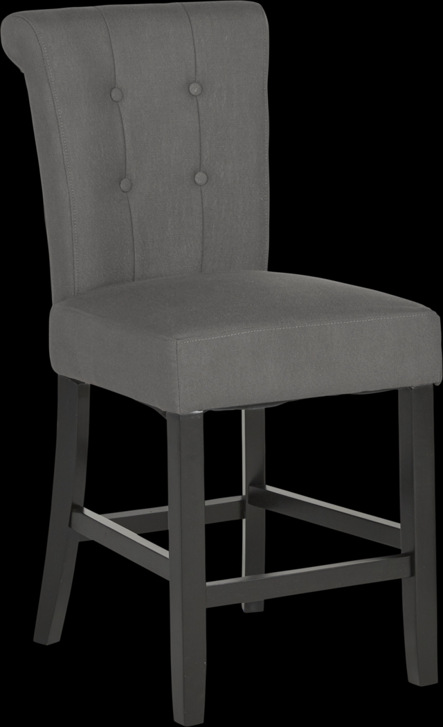 Orland Park Black 5 Pc Counter Height Dining Set with Gray Stools - Thumbnail - Image 4