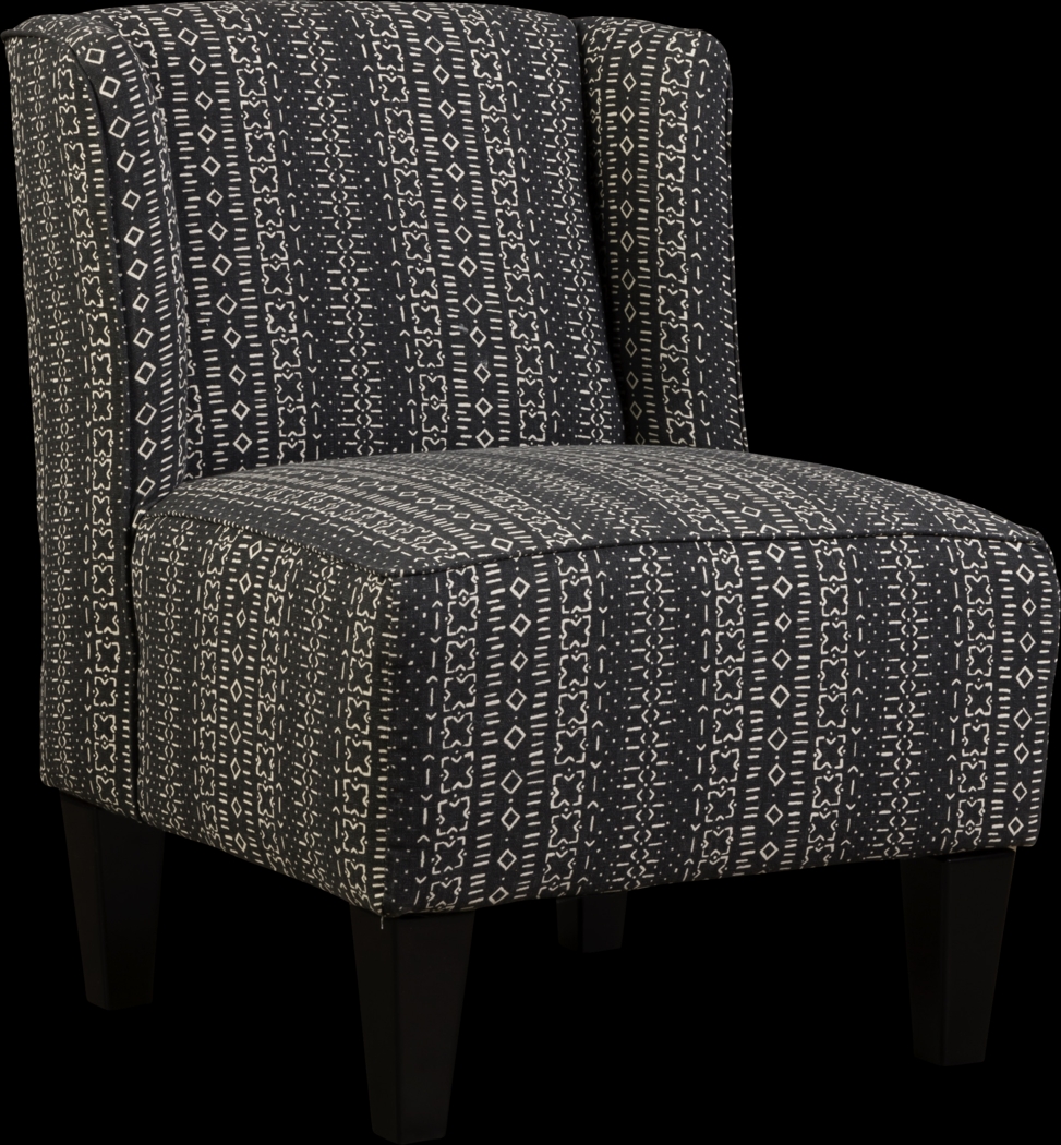 Georgie Dark Gray Accent Chair - Thumbnail - Image 1