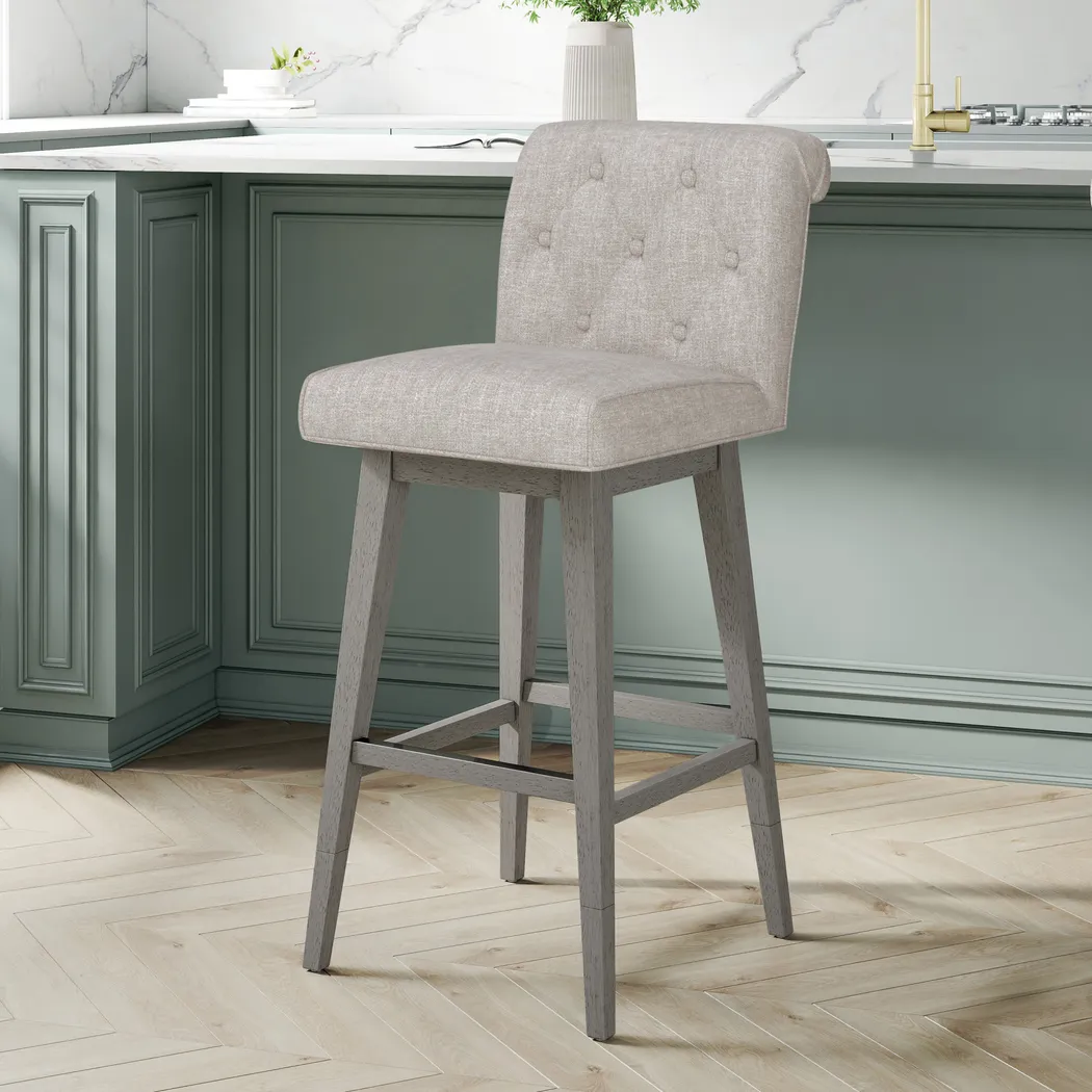 Geral Beige Counter Height Adjustable Stool - Thumbnail - Image 3