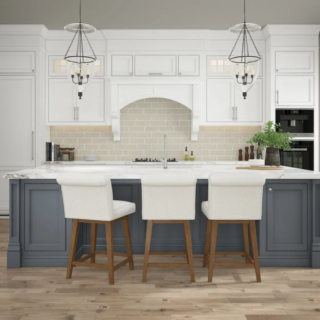 Geral White Counter Height Adjustable Stool - Thumbnail - Image 5