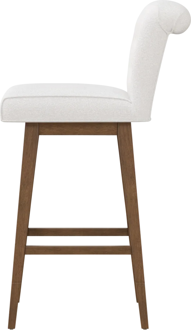 Geral White Counter Height Adjustable Stool - Thumbnail - Image 6