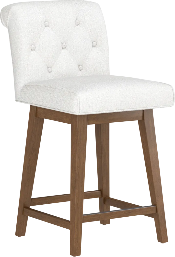 Geral White Counter Height Adjustable Stool - Thumbnail - Image 7